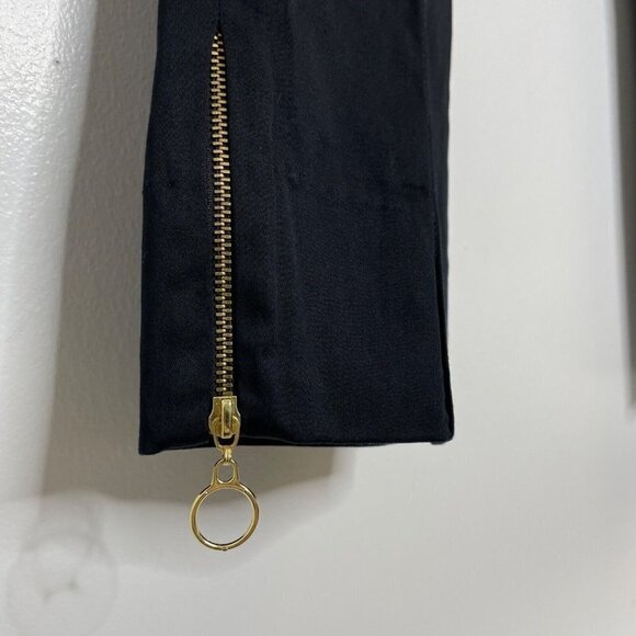 Soft Surroundings Black Ankle Zipper Pants Size 10 Women’s - Picture 6 of 8